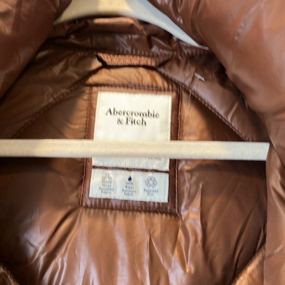 Abercrombie & Fitch Full Length Puffer - Faux Leather - Picture 3 of 6